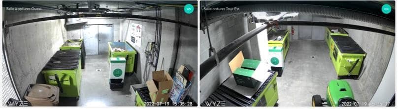 Camera Salles des ordures